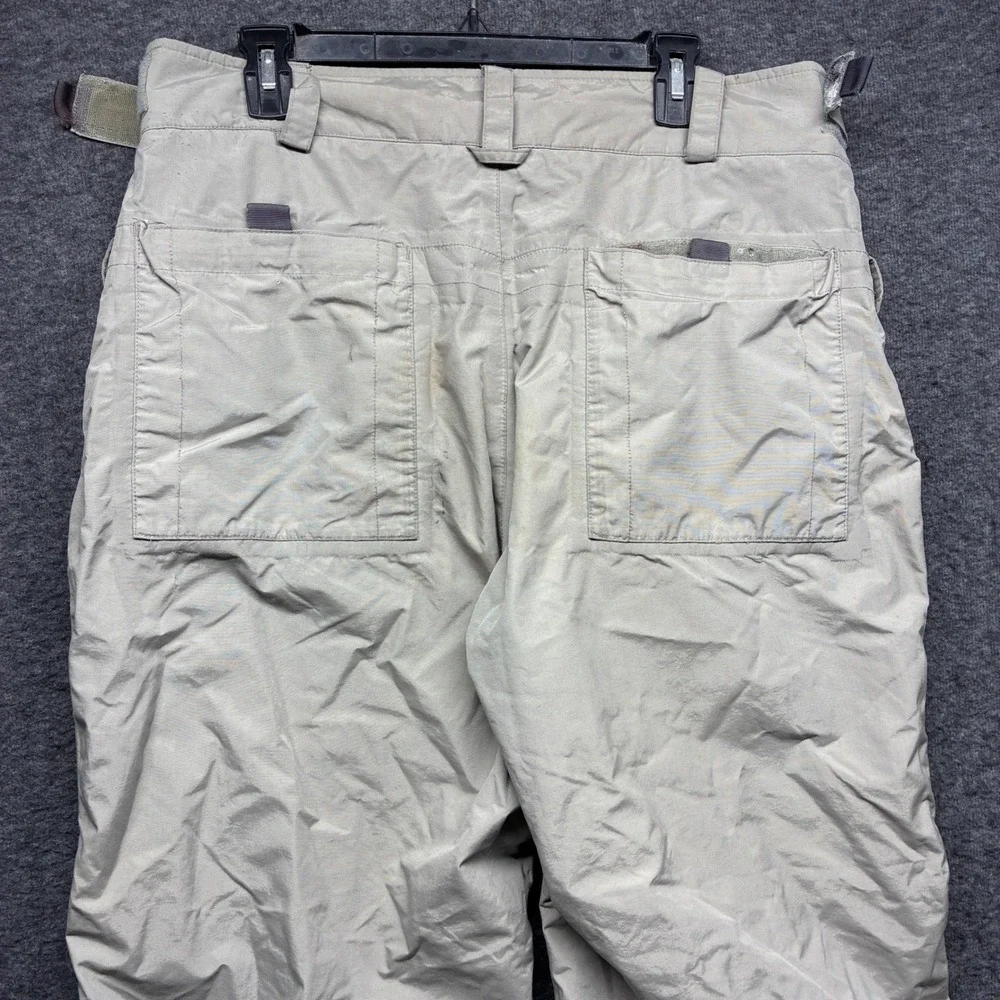Burton Tactic Mens Snowboard Pants XL Tan Beige Cargo Winter Ski Outdoor